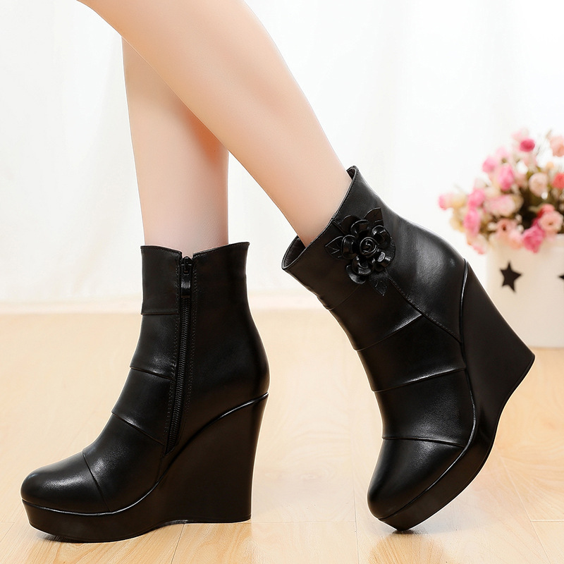 33-41 Plush Women's High Boots - Ethnic Fashion Women 评论和价格