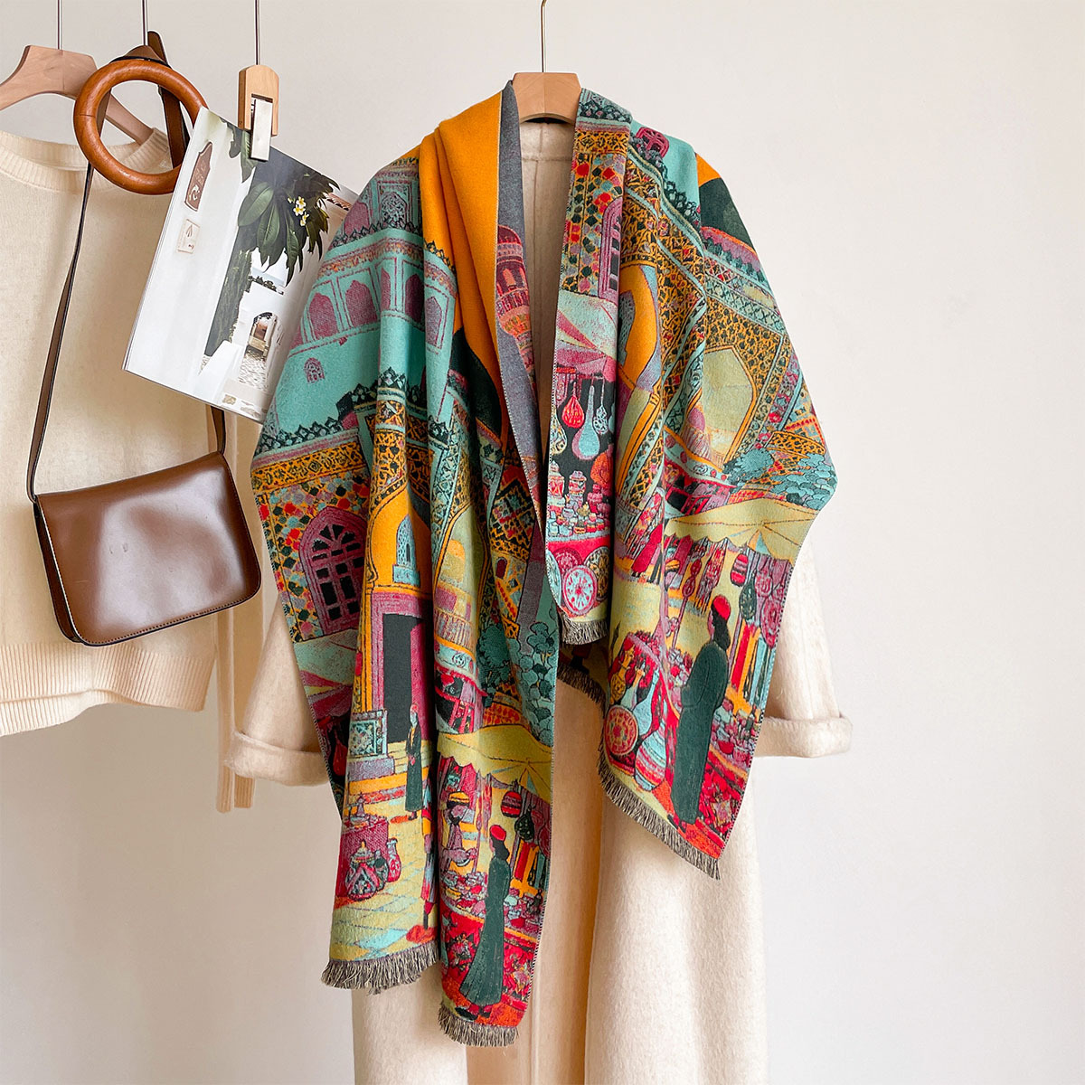 Autumn Winter Women Imitation  - Go Ethnic Fashion 评论和价格